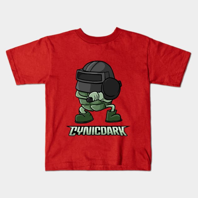 CynicdarK PUBG Pan Kids T-Shirt by CynicdarK